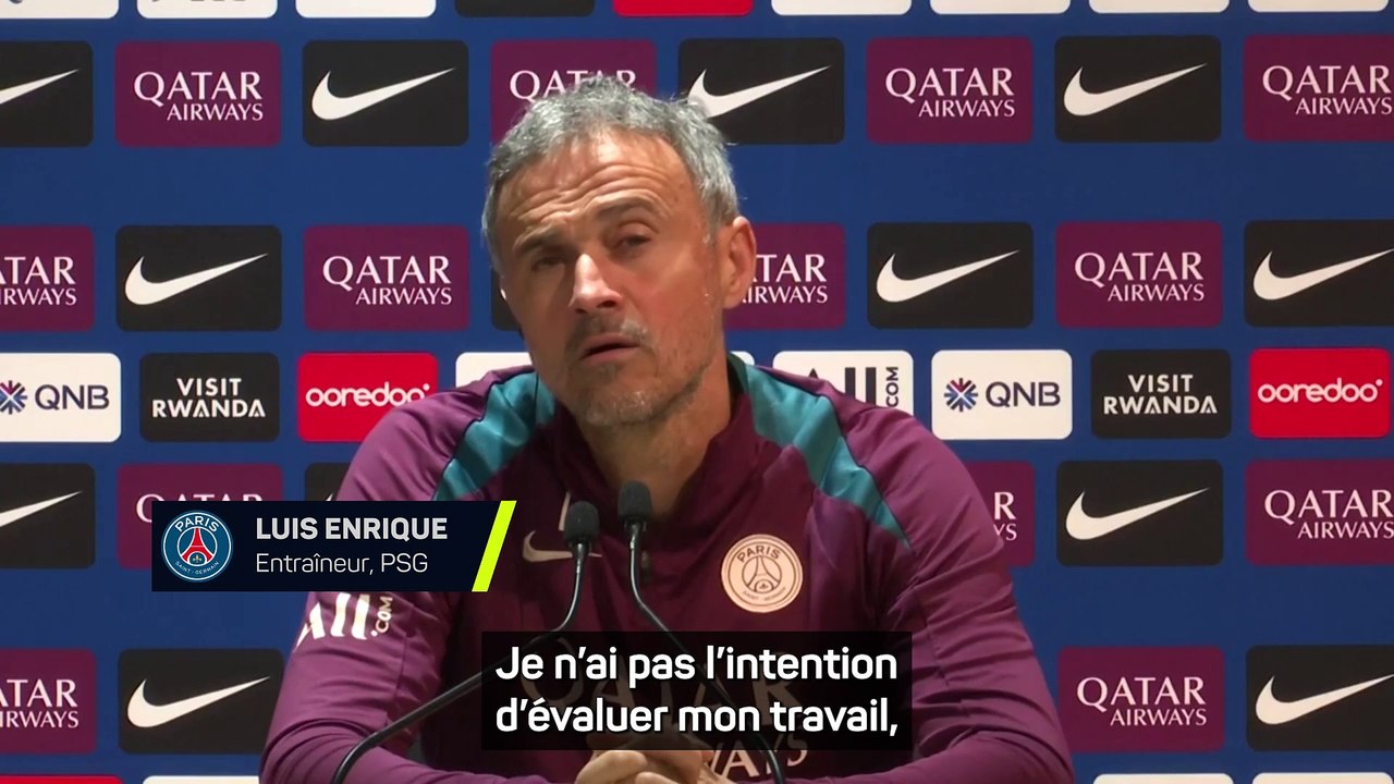 Luis Enrique : "J'ai un vestiaire magnifique"
