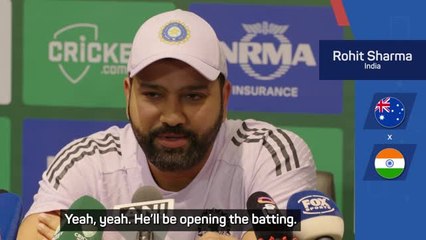 Sharma confirms Rahul as opener for Adelaide Test