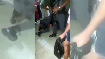 Jovem é imobilizado pelo pescoço por policiais militares durante abordagem: 'Vai matar o moleque'