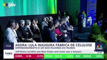 Lula inaugura fábrica de celulose em MS