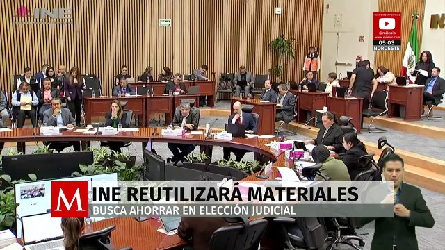 INE reutilizará materiales para ahorrar en elección judicial