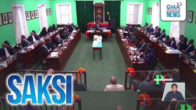 Ceremonial mace, inihagis ng isang mambabatas sa labas ng bintana sa gitna ng mainit na sesyon | Saksi