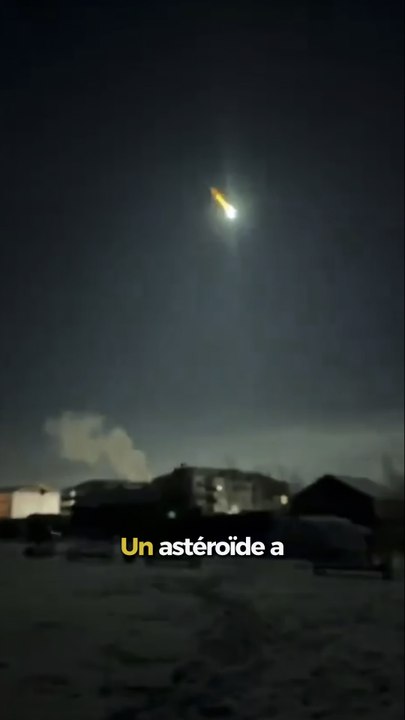 Un astéroïde détecté seulement quelques heures avant sa chute au dessus de la Russie 😳