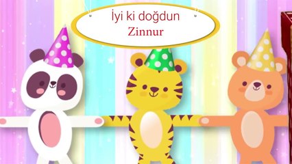 İyi ki Doğdun Zinnur - İsme Özel Çocuk Doğum Günü Şarkısı
