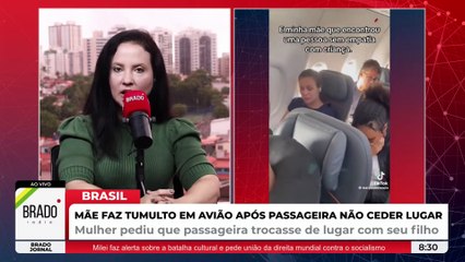 POLÊMICA: QUAL A SUA OPINIÃO SOBRE A MÃE QUE FEZ TUMULTO EM AVIÃO POR CONTA DE ASSENTO?