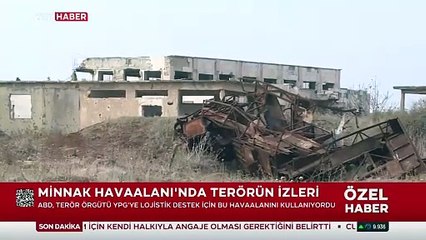 TRT Haber Minnak Askeri Havaalanı'nda