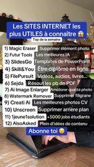 Les SITES INTERNET les plus UTILES à connaître de la semaine 😱🚀
