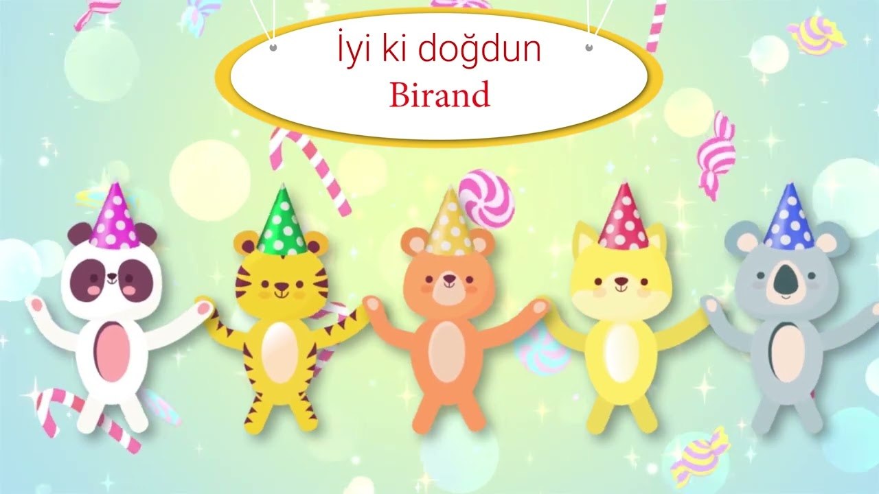 İyi ki Doğdun Birand - İsme Özel Çocuk Doğum Günü Şarkısı