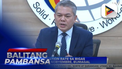 Inflation rate sa bigas nitong Nobyembre, bumagal
