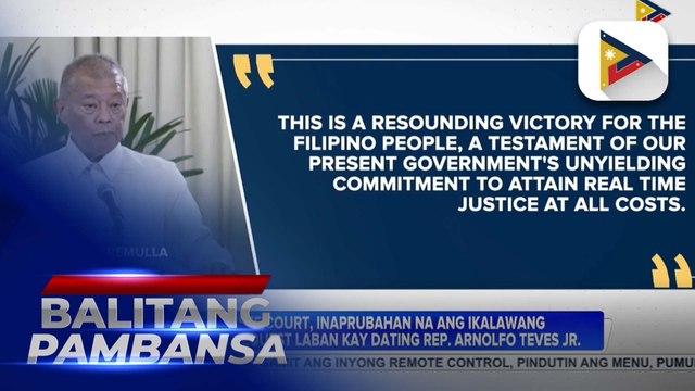 Timor Leste Court, inaprubahan na ang ikalawang extradition request laban kay dating Rep. Arnolfo Teves Jr.