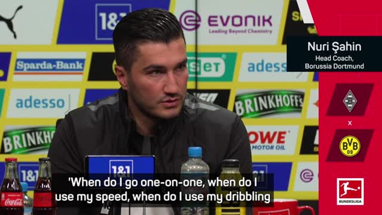 Sahin hails the development of English star Gittens at Dortmund