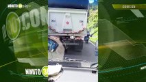 Atentado en la Autopista Medellín-Bogotá fue por un intento de robo a carro de valores
