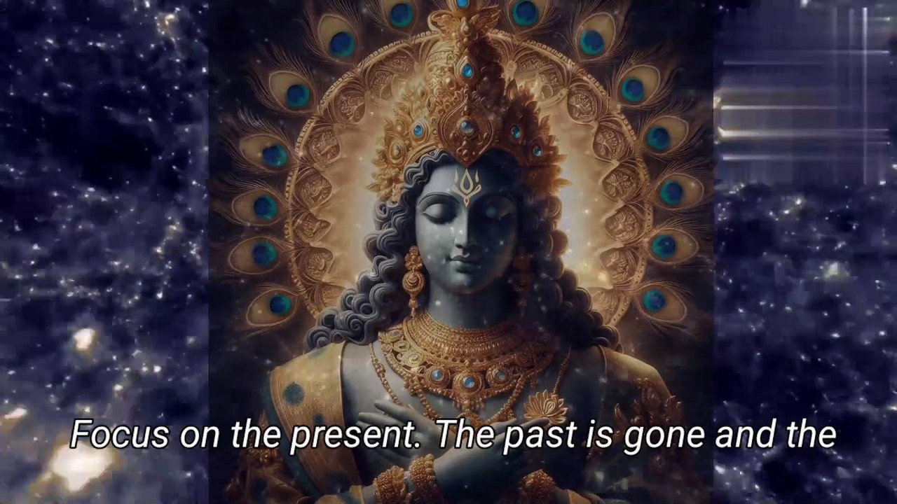 "Focus on the Present" Shri Krishna Sayings