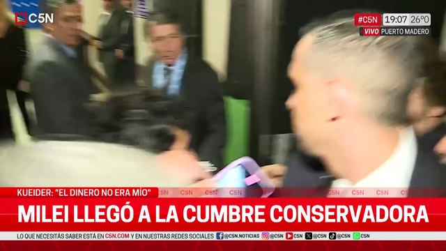 Es un problema del kirchnerismo : Milei se desmarcó del caso Kueider