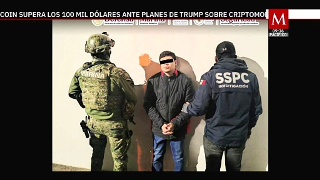 Detienen a 'El Gallero', vinculado con decomiso de más de una tonelada de fentanilo en Sinaloa