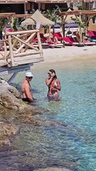 Wonderful Beach in Mykonos Greece