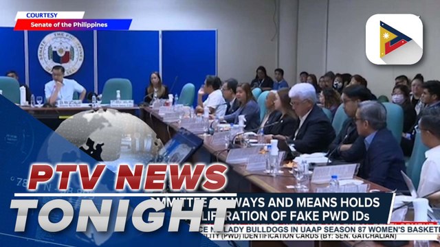 Senate Committee on Ways and Means holds hearing on proliferation of fake PWD IDs