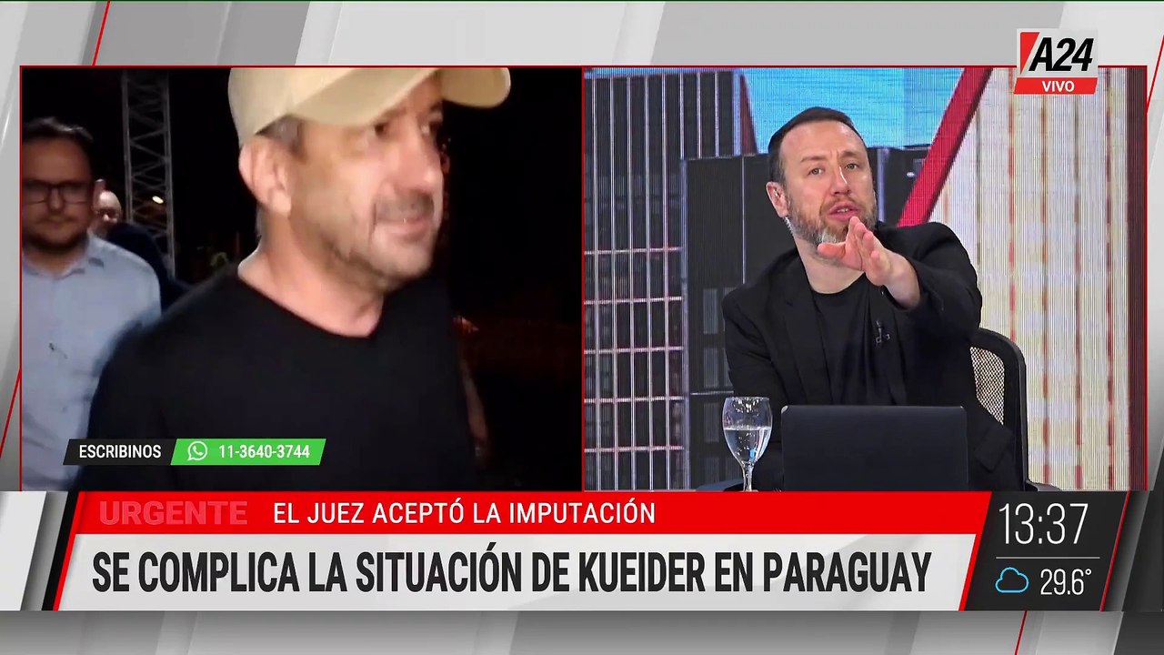 Juez de Paraguay imputa al senador Argentino y a su secretaria