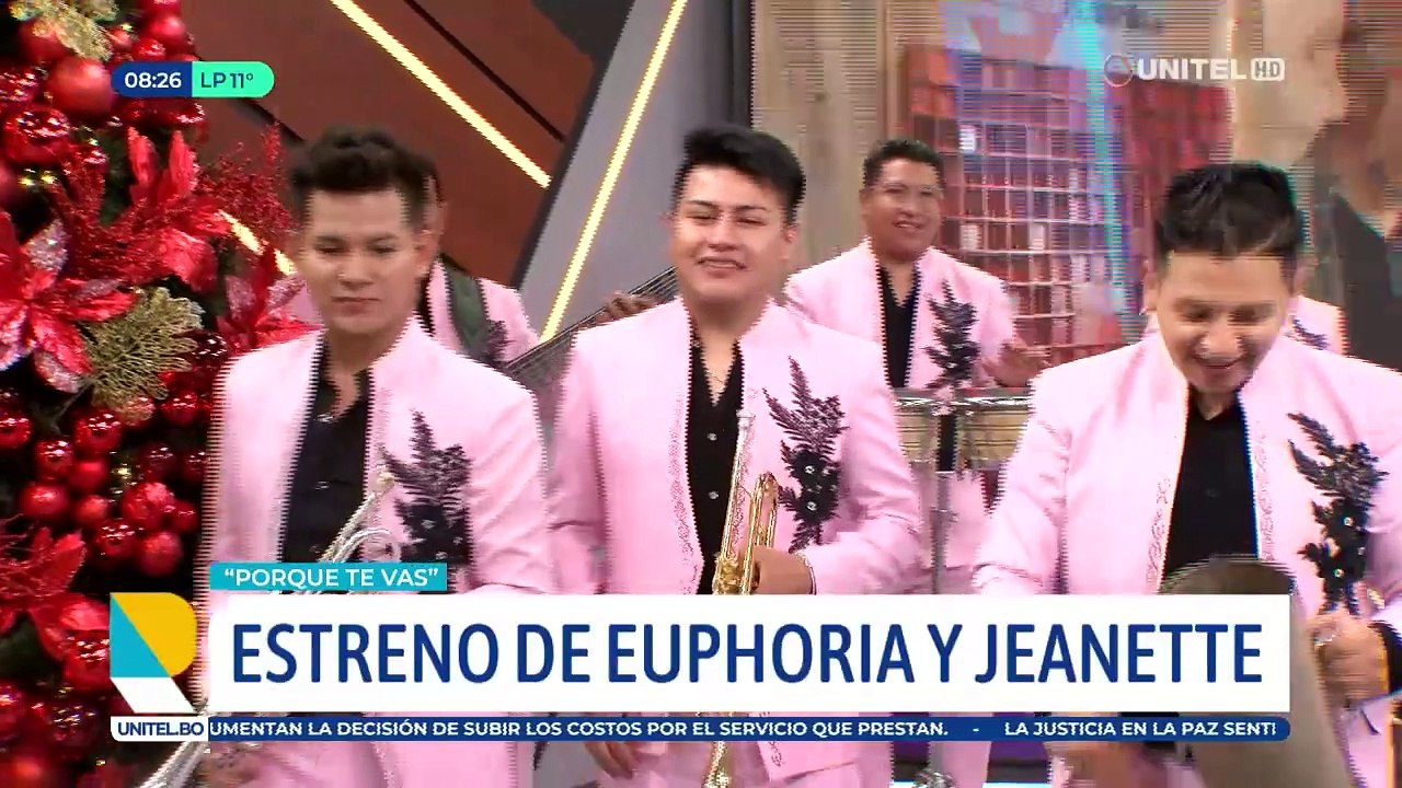 Euphoria  al ritmo de la cumbia con la nueva versión de ‘Porque te vas’ en colaboración con la gran Jeanette