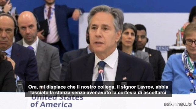 Blinken attacca Lavrov per l'escalation russa in Ucraina