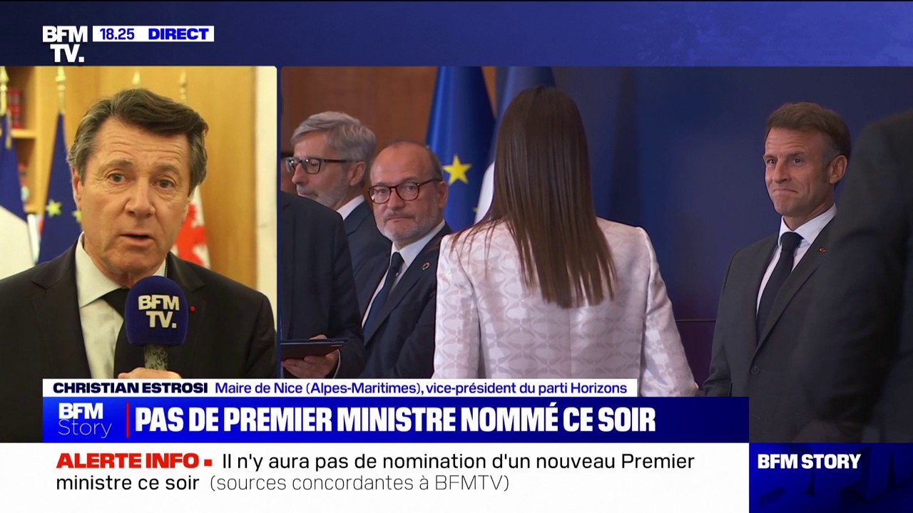 Gouvernement Barnier censuré: "Nous avons eu des saboteurs de notre démocratie", estime Christian Estrosi, maire Horizons de Nice