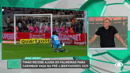 Denílson exalta classificação do Corinthians à Libertadores e elogiam superação do time