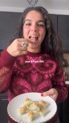 Jour 81/100 - Coussins croustillants au saumon 🐟