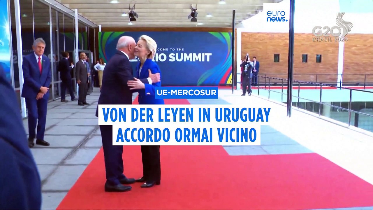 Von der Leyen in Uruguay: "Accordo Ue-Mercosur ormai vicino", mentre la Francia continua a opporsi