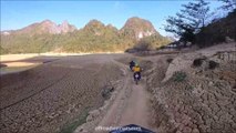 Vietnam Motorbike Tours - Motorcycling A Dried Lake Is A Testament To The Boundless Spirit Of Exploration | OffroadVietnam.Com