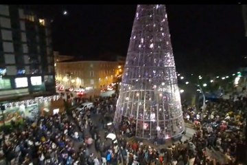 Soria, abarrotada para el encendido navideño
