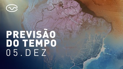 Previsão do tempo desta quinta-feira (05)!