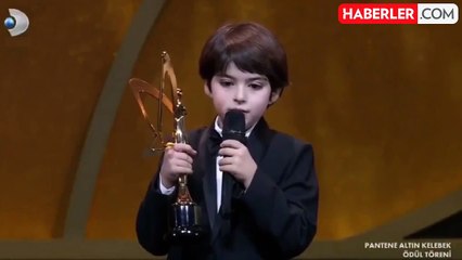 Altın Kelebek'e çocuk oyuncunun Narin'le ilgili sözleri damga vurdu