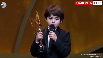 Altın Kelebek'e çocuk oyuncunun Narin'le ilgili sözleri damga vurdu