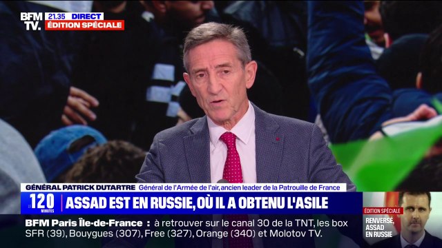 Bachar al-Assad renversé: Il y a eu démission totale de l'armée régulière qui s'explique par le fait que les gens étaient sous payés , explique Patrick Dutartre, général de l'Armée de l'Air
