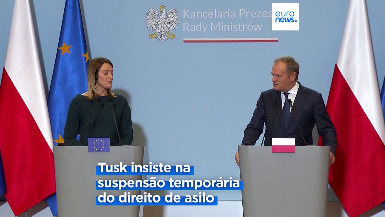 "Política rigorosa" quanto à migração: Tusk insiste na suspensão temporária do direito de asilo