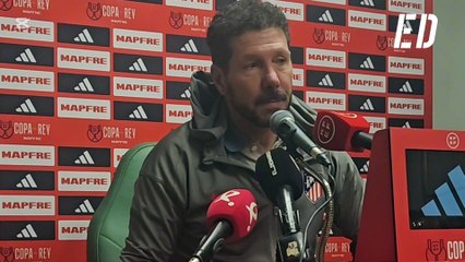 Rueda de prensa de Simeone tras ganar al Cacereño