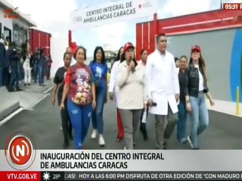Caracas | Autoridades nacionales inauguran Centro Integral de Ambulancias para la atención inmediata