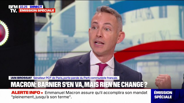 Coalition gouvernementale: Au Sénat, l'esprit de compromis, nous l'avions , déclare Ian Brossat, sénateur PCF de Paris