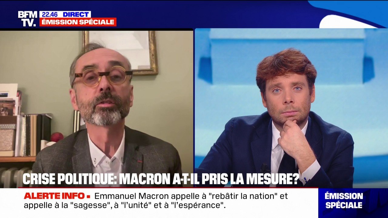 Crise politique: Robert Ménard (DVD) encourage Emmanuel Macron à "aller chercher ailleurs que dans cette classe politique"