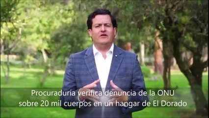 ¡Nadie sabe dónde están! PGN verifica denuncia de la ONU sobre 20 mil cuerpos en El Dorado