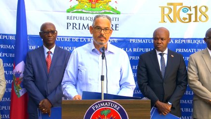 Enstale Dr Joseph André Gracien Jean kòm Ministre Chargé des questions électorales