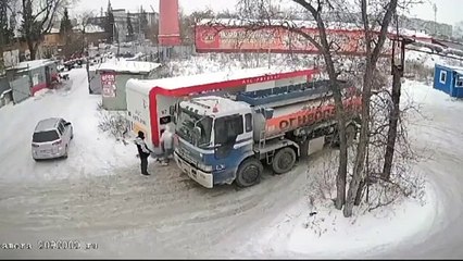 Gas station explosion shocking video on internet