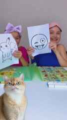 👩‍🎨Art Challenge By 123 GO #shorts 🎨🤗