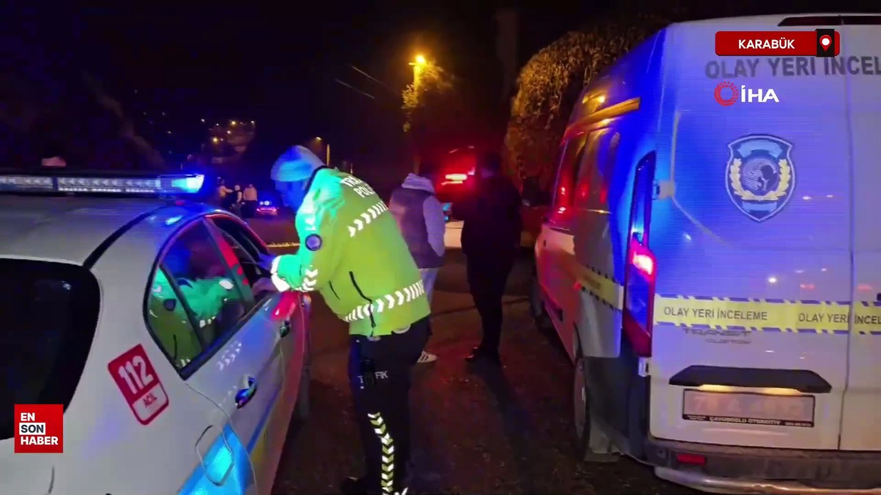 Karabük'te ehliyetsiz sürücü istinat duvarına çarptı