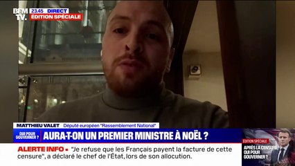 Matthieu Valet (RN): "On a un président qui est au bord du burn out et qui insulte les Français"