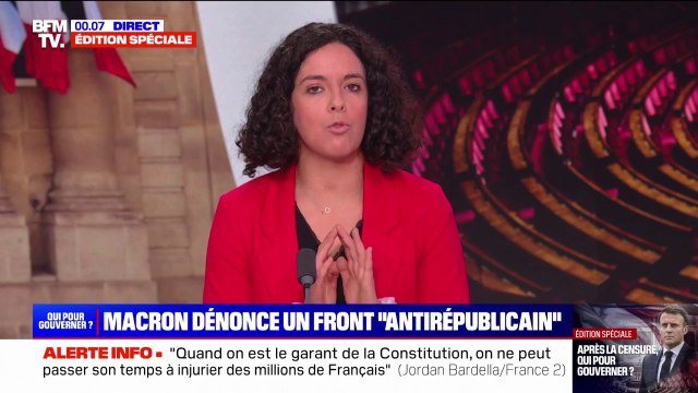 Manon Aubry (LFI): Ceux qui pensent au NFP qu'il y a quelque chose à faire avec les macronistes en tournant le dos au NFP font une erreur