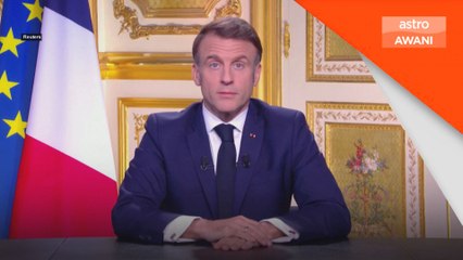Macron ikrar akan kekal sebagai presiden