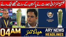 ARY News 4 AM Headlines | 6th Dec 2024 | Champions Trophy 2025