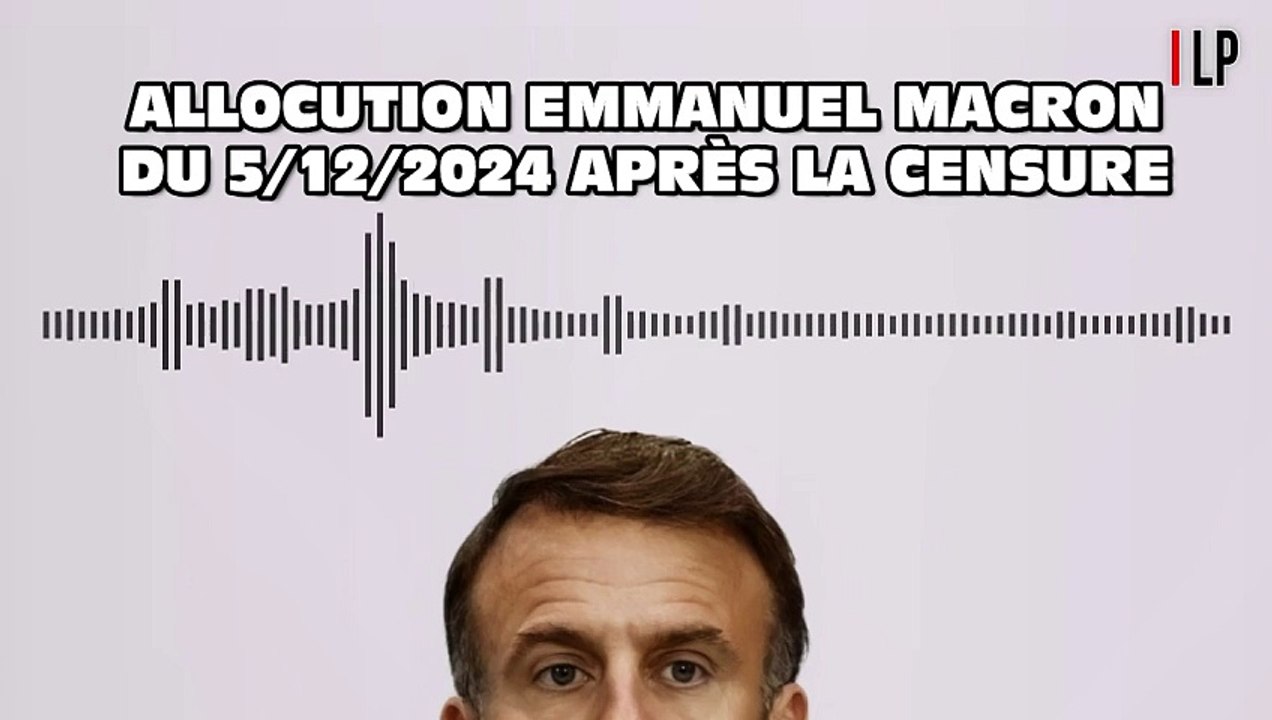 Allocution Macron 5-12-2024