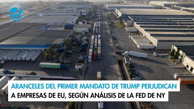 Aranceles del primer mandato de Trump perjudican a empresas de EU, según análisis de la Fed de NY